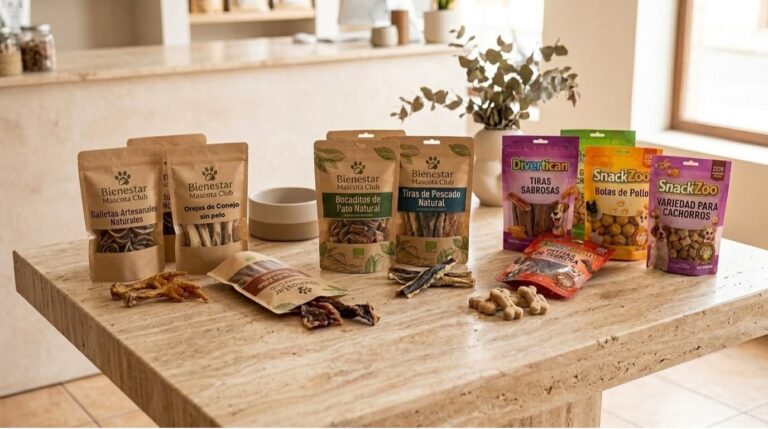 Comparativa entre snacks naturales y snacks procesados.